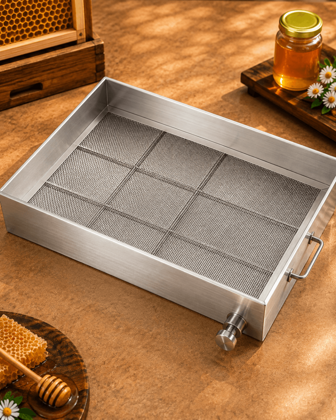 SS 304 Stainless Steel Honey Drip Tray
