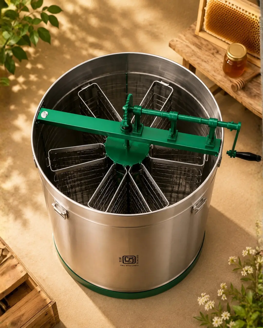 GI Galvanized Iron Honey Extractor - Image 2