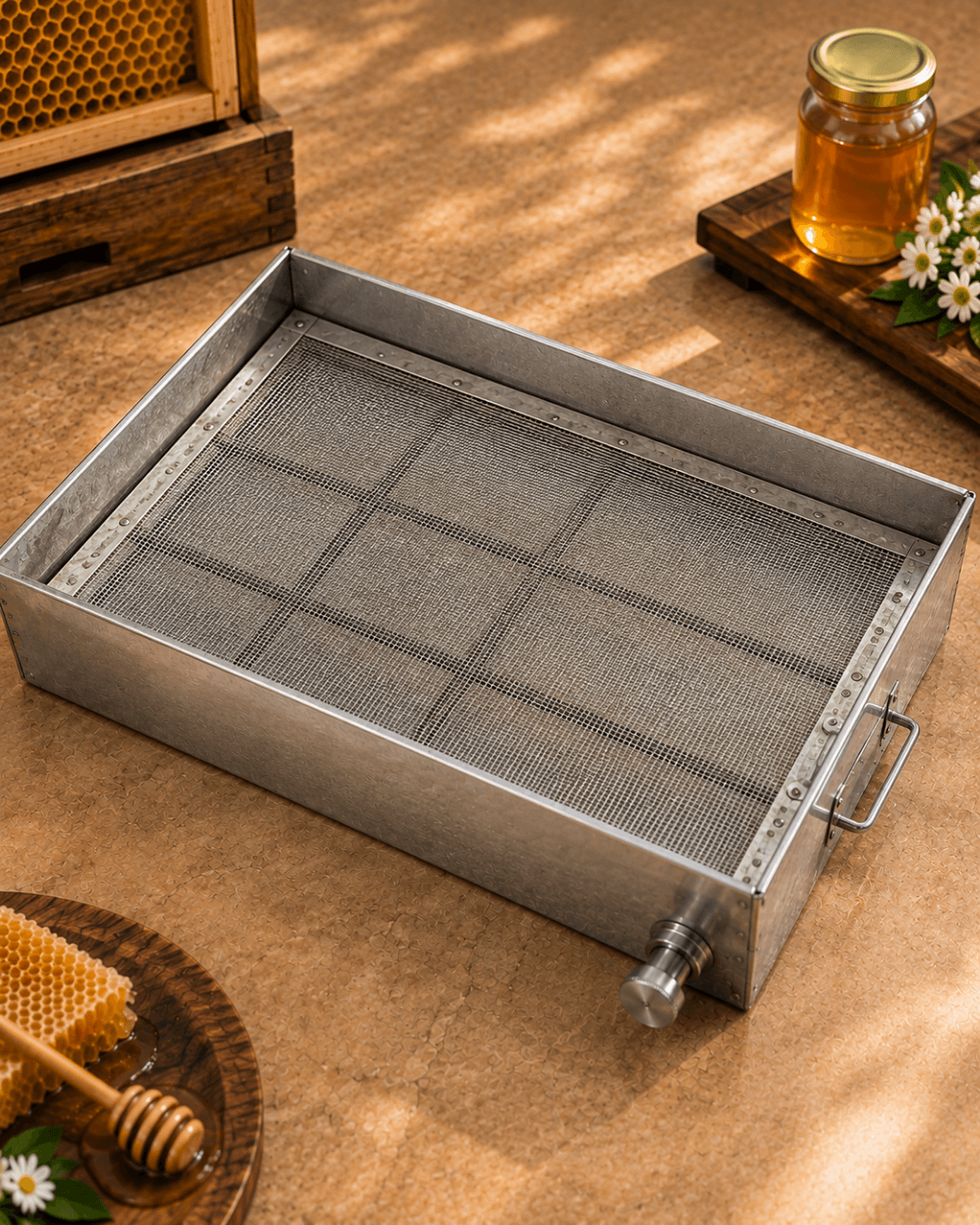 Galvanized Iron Honey Drip Tray