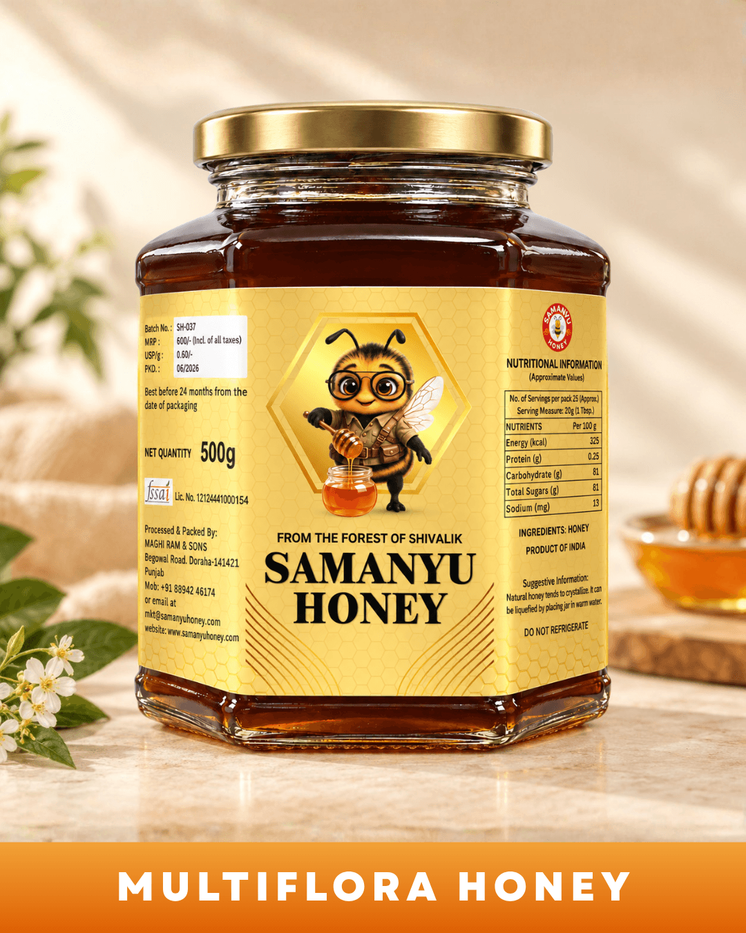 Samanyu Multiflora Honey